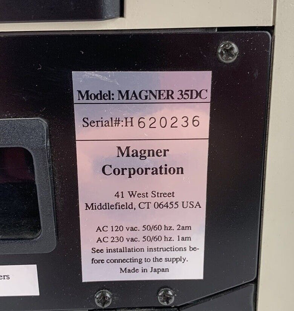 Magner Corporation Magner 35DC 10 Key Money Counter (Parts and Repair)