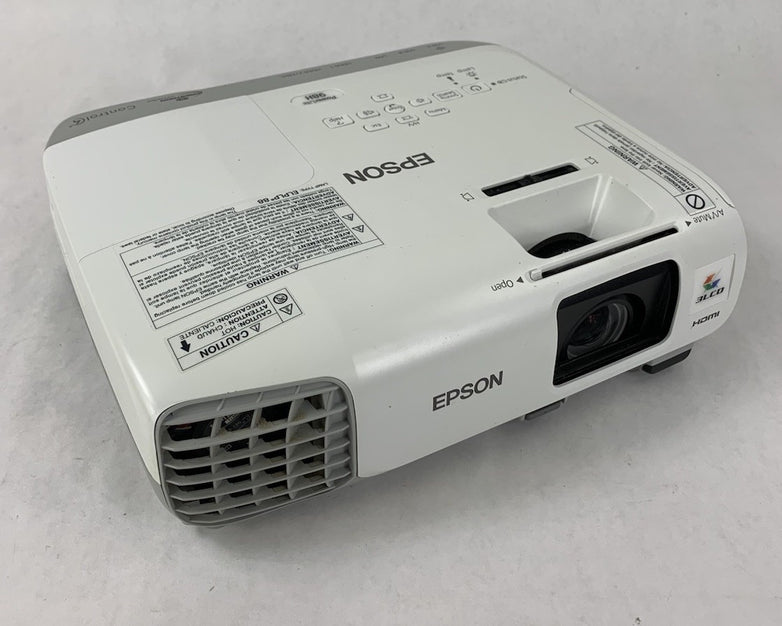 Epson PowerLite 98H H687A LCD Lamp Projector 4768 Lamp Hours - No Remote