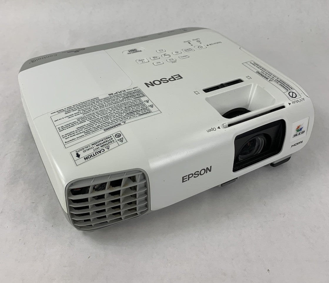 Epson PowerLite 98H H687A LCD Lamp Projector 4768 Lamp Hours - No Remote0