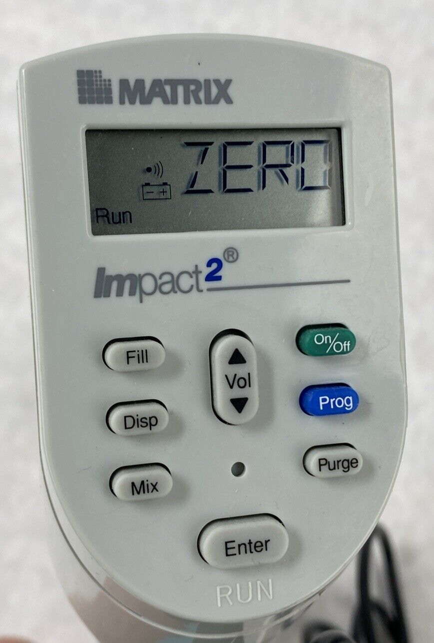 Matrix Impact2 250µl 16 Channel Electronic Pipette WITH Original POWER SUPPLY