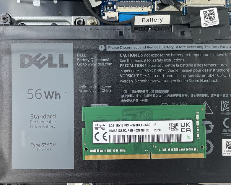 Dell Latitude 3590 15.6" i5-8250U 1.60 GHz 8 GB RAM No SSD/OS/AC/Batt