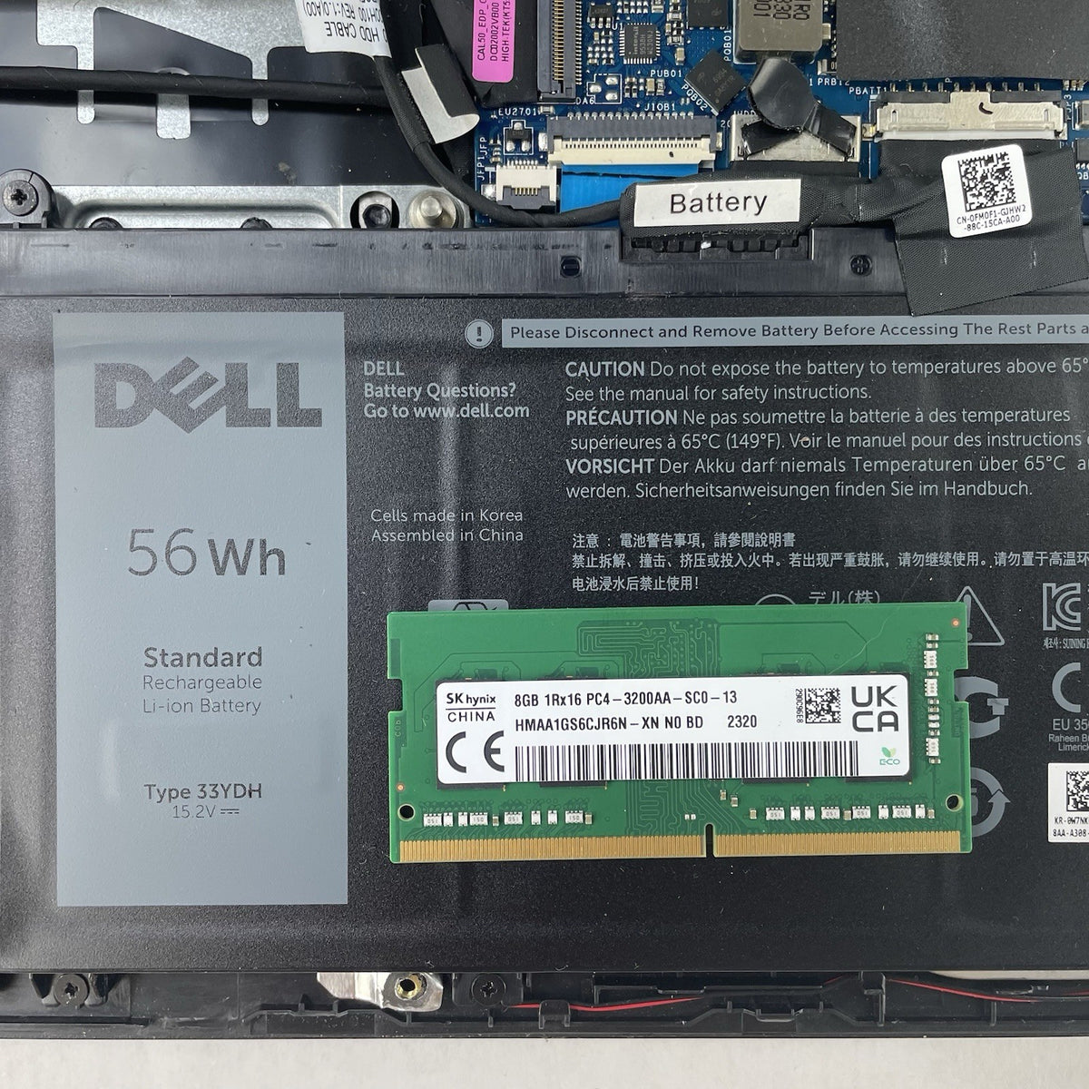 Dell Latitude 3590 15.6" i5-8250U 1.60 GHz 8 GB RAM No SSD/OS/AC/Batt23