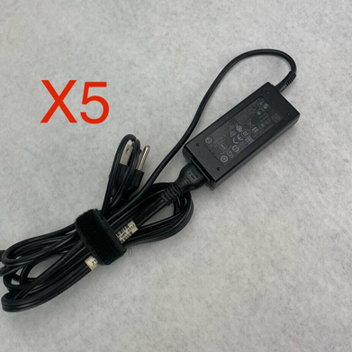 Lot of 5 HP AC Adapter Power Supply 854054-001