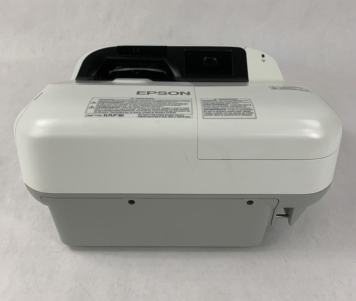 Epson BrightLink 595Wi H599A LCD Lamp Projector 3393 Lamp Hours - No Remote1