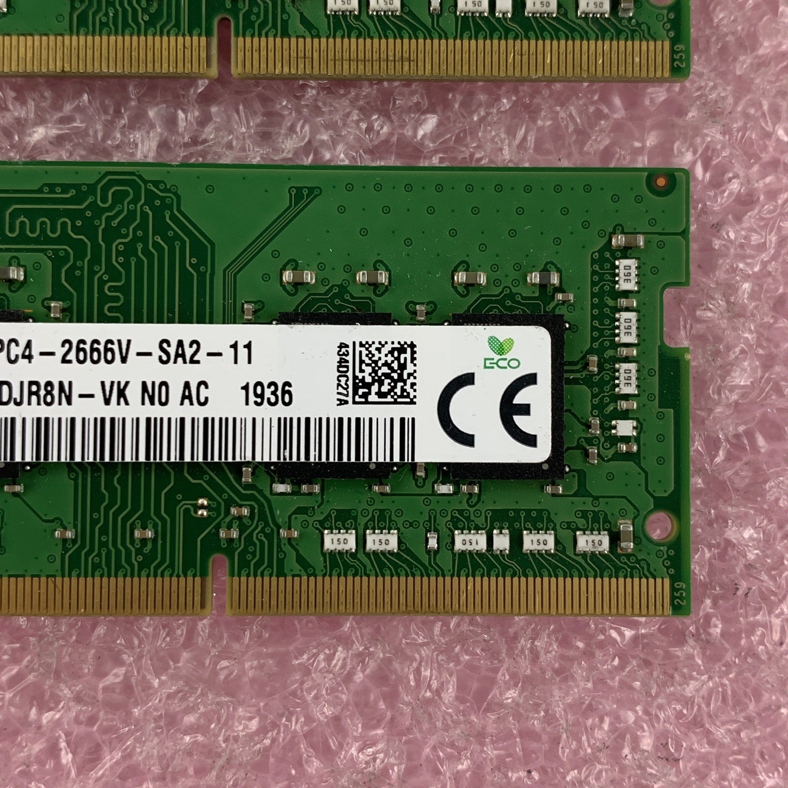 SK Hynix HMA81GS6CJR8N-VK 8 GB PC4-2666V DDR4 Laptop Memory RAM Lot of 3
