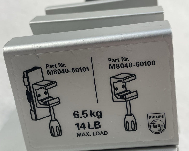 Philips INTELLIVUE M8040-60100 FMS-8 Module Rack Universal Pole Mounting Clamp