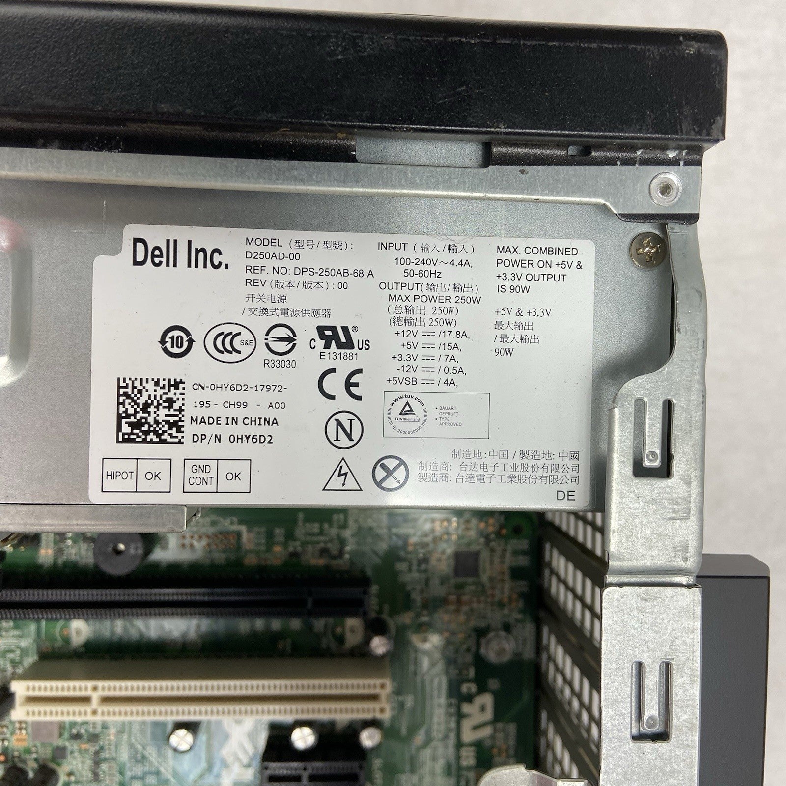 Dell Optiplex 790 DT Intel Core i7-2600S 2.8GHz 4GB RAM No HDD No OS11