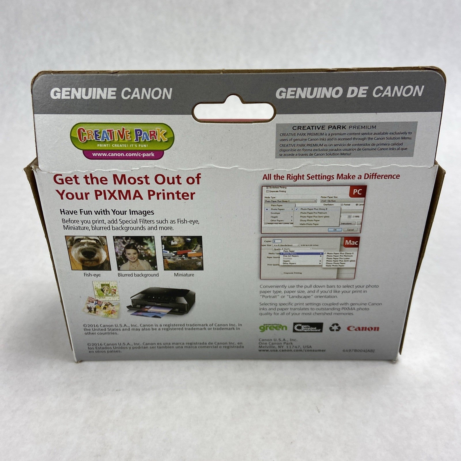 Canon PGI-250/CLI-251 Black, Cyan, Magenta, Yellow Original 5-Pack CMYK NIB