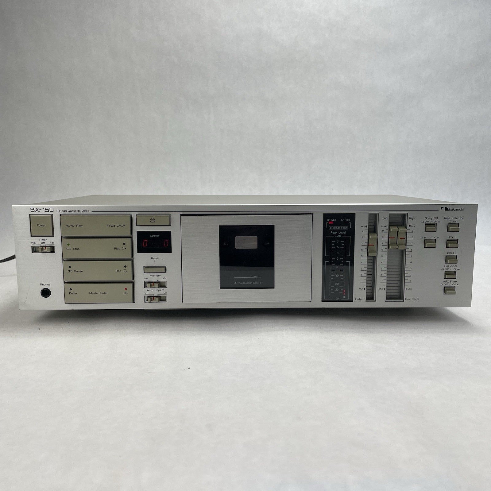 Nakamichi BX-150 2 Head Cassette Deck Tested & Working1