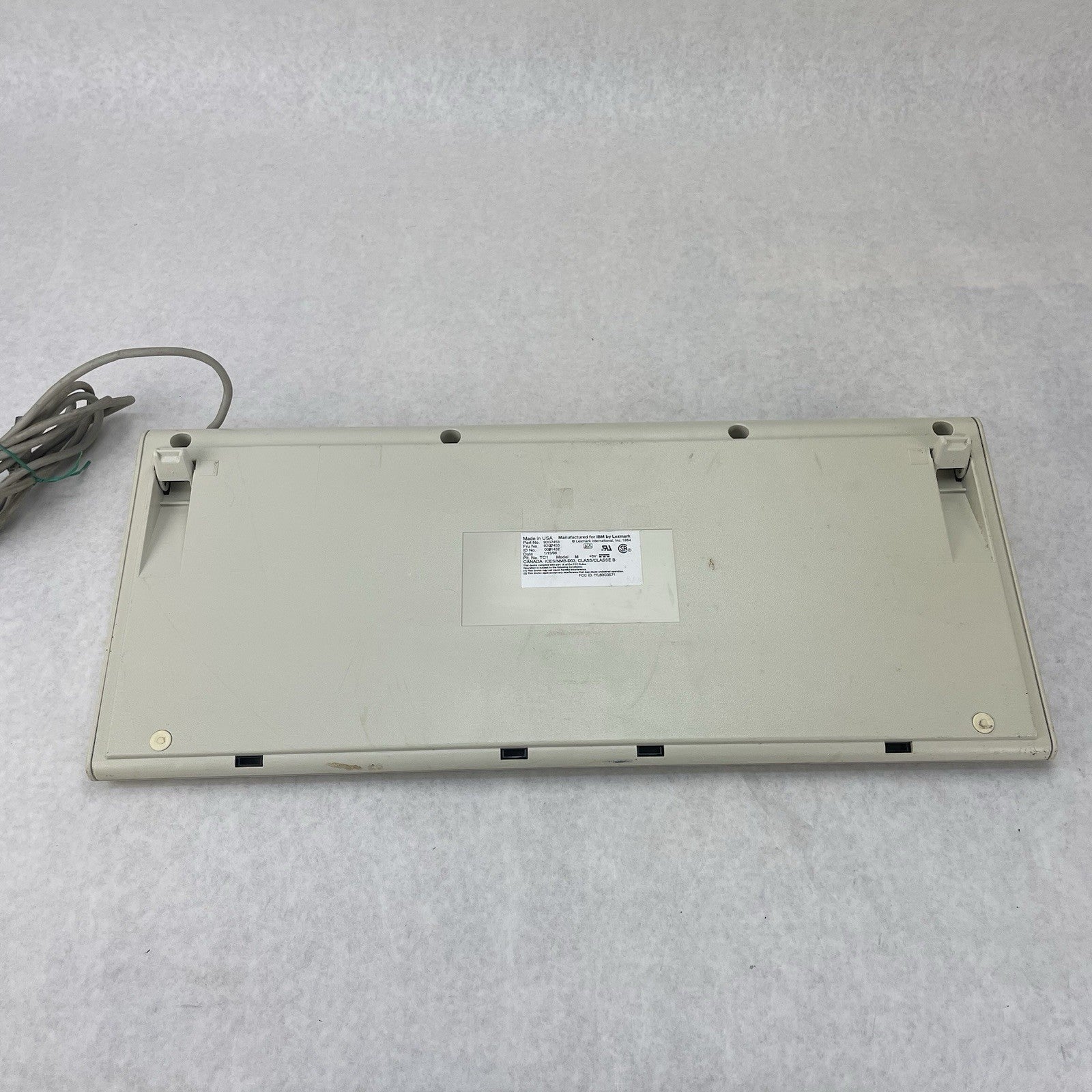 1995 IBM Model M Clicky Mechanical Keyboard 92G7453 Parts Broken Spacebar9