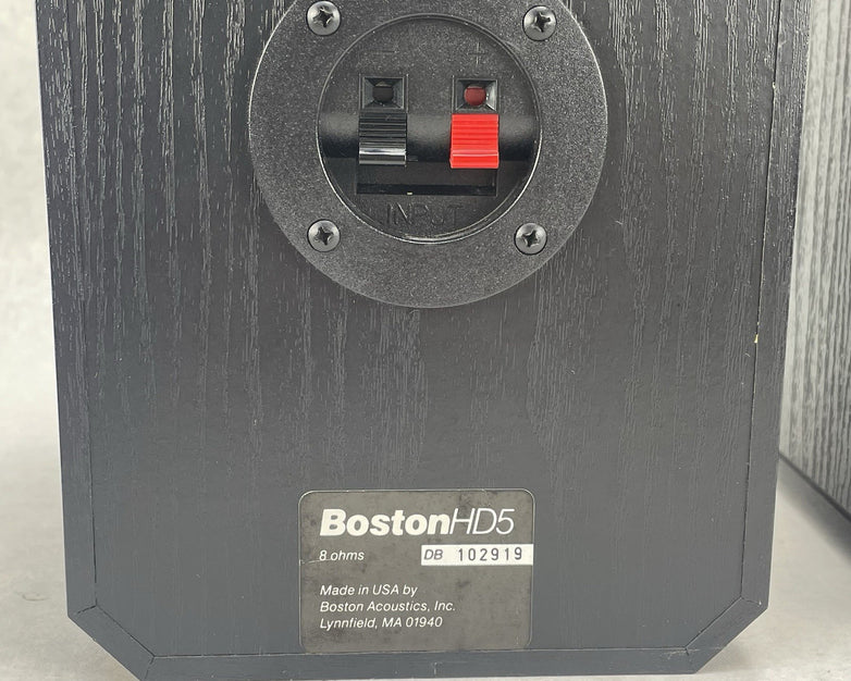 2 - Boston Acoustics Inc. HD5 Black Speakers 8 Ohms GUC