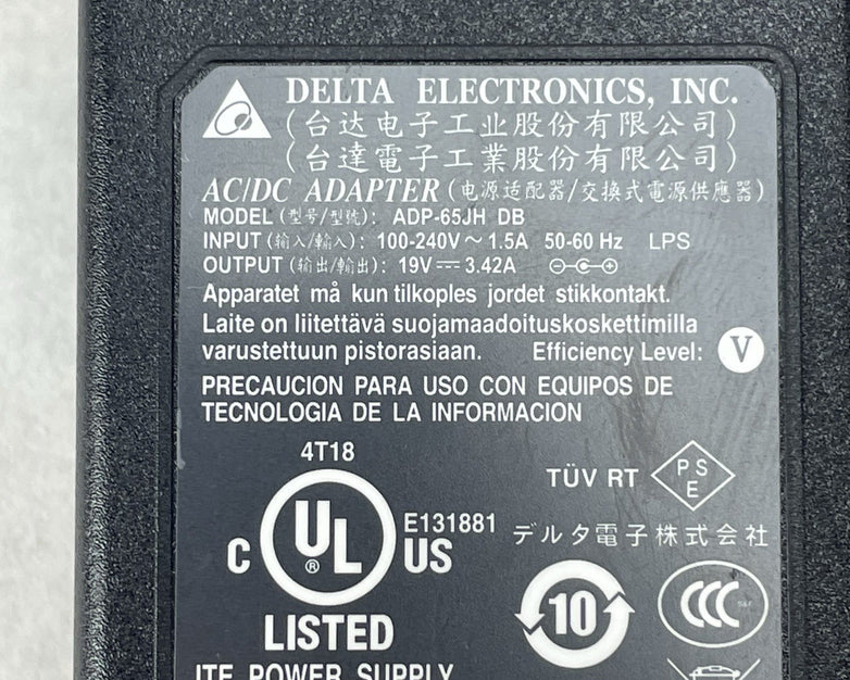 Delta Electronics ADP-65JH DB Power Adapter  19VDC 3.42A Lot of 6