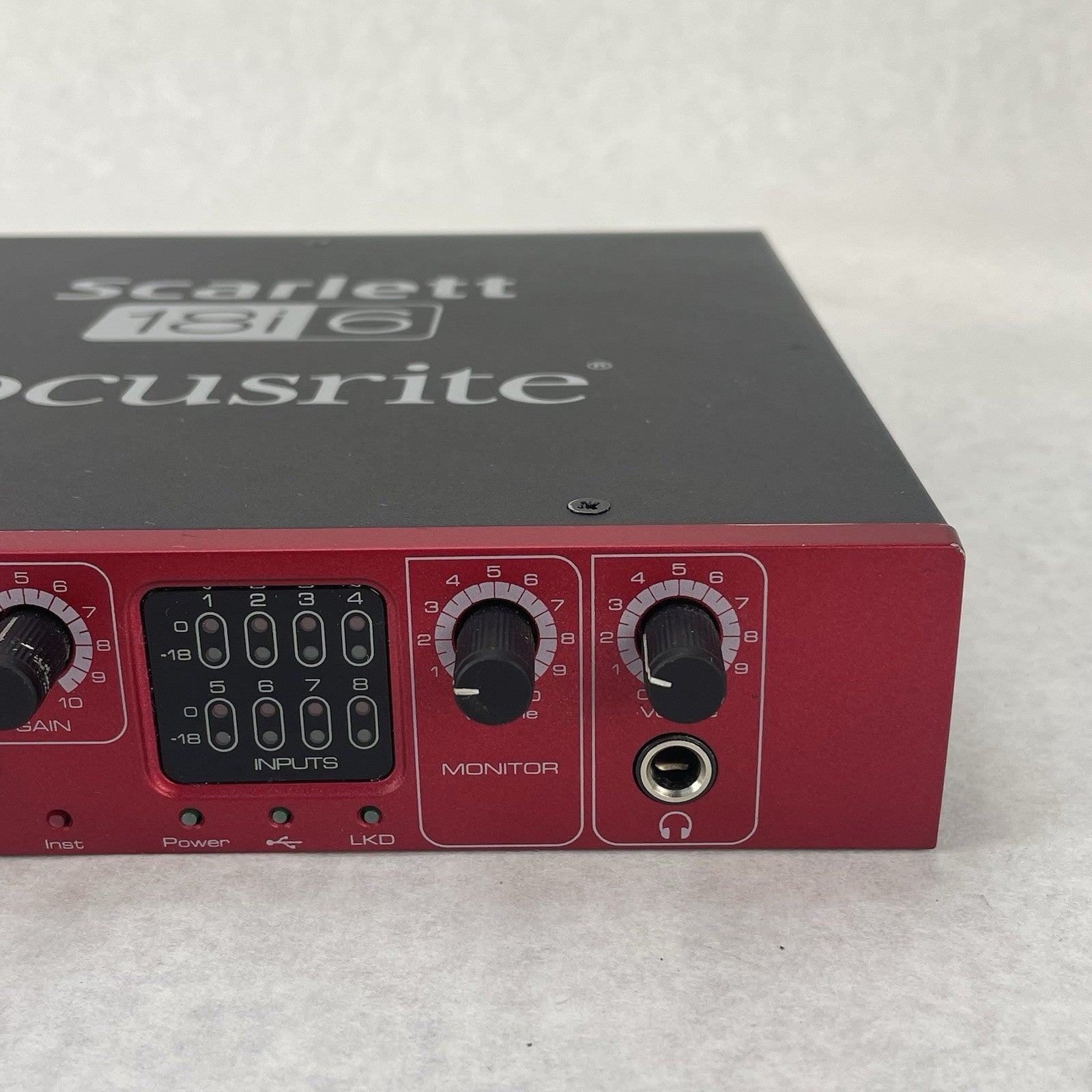 Focusrite Scarlett 18i6 USB Audio Interface Gain For Parts or Repair3