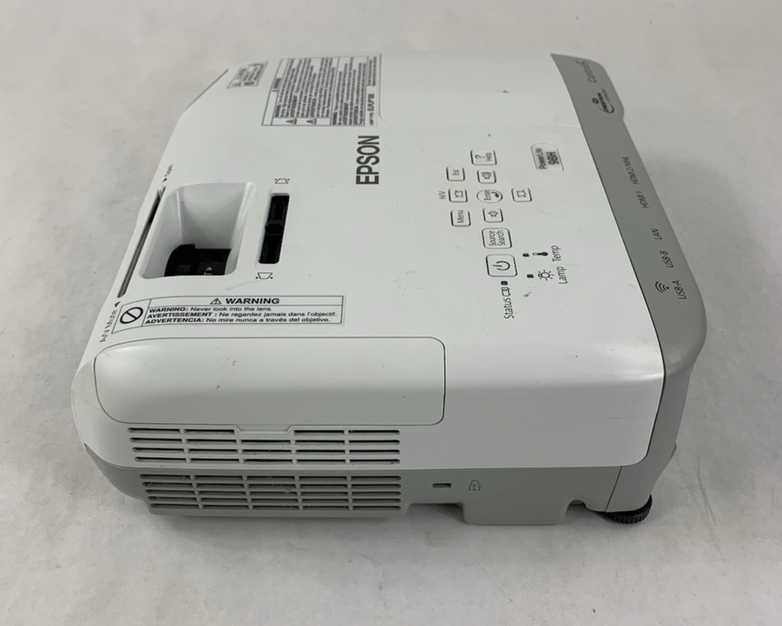 Epson PowerLite 98H H687A LCD Lamp Projector 1738 Lamp Hours - No Remote