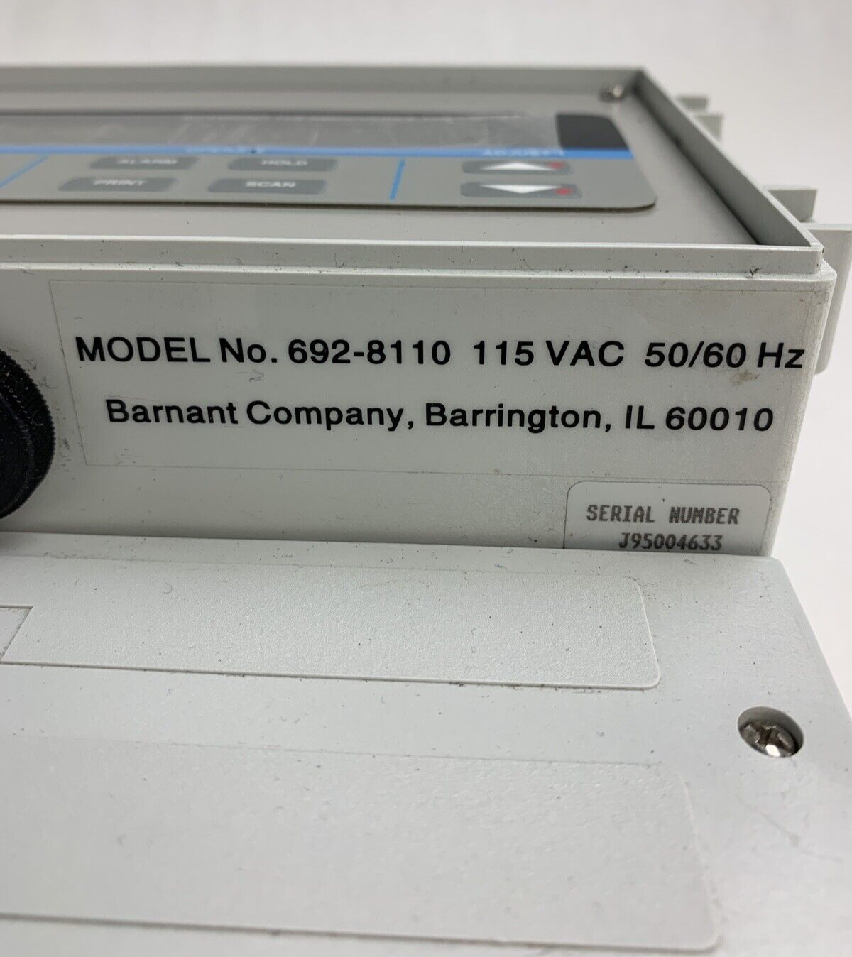 Barnant Scanning Thermocouple Thermometer 692-8110 Power Tested