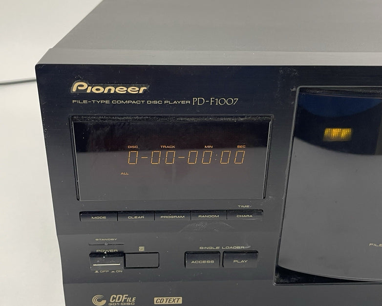 Pioneer PD-F1007 301 Disc CD/Disc Player Tested and Working