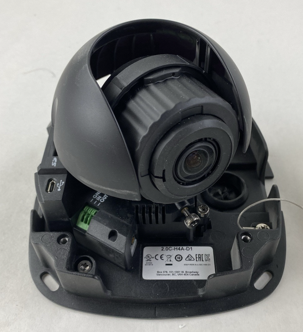 Avigilon 2.0C-H4A-D1 Dome Camera Untested