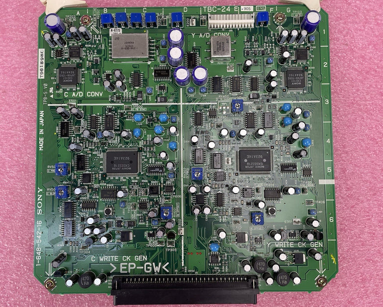 Sony 1-648-542-16 TBC-24 Player Board for Betacam SX Cassette Player