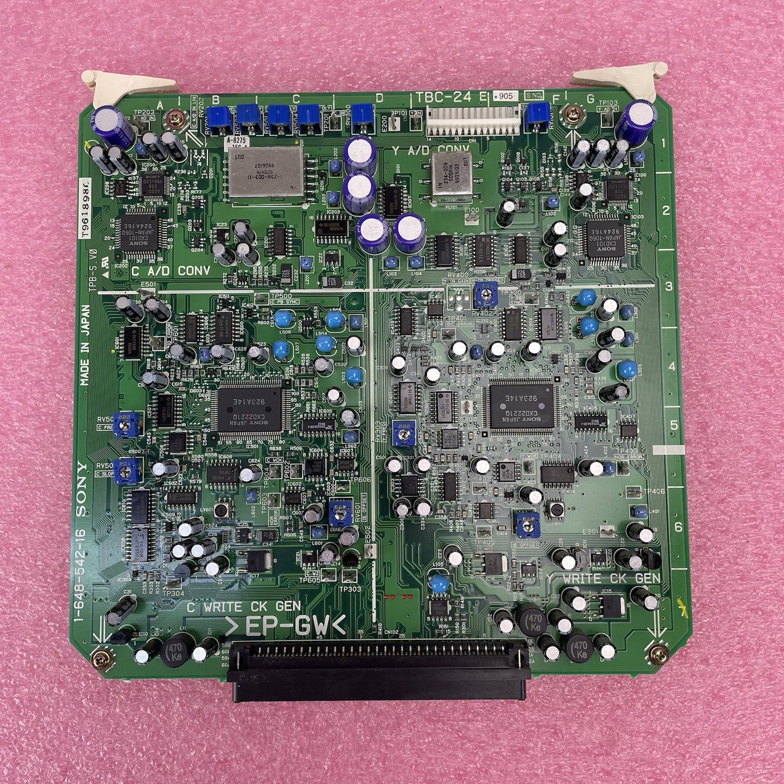 Sony 1-648-542-16 TBC-24 Player Board for Betacam SX Cassette Player1