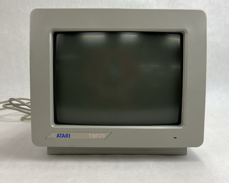 Atari SM124 Monitor July 1985 Power Tested