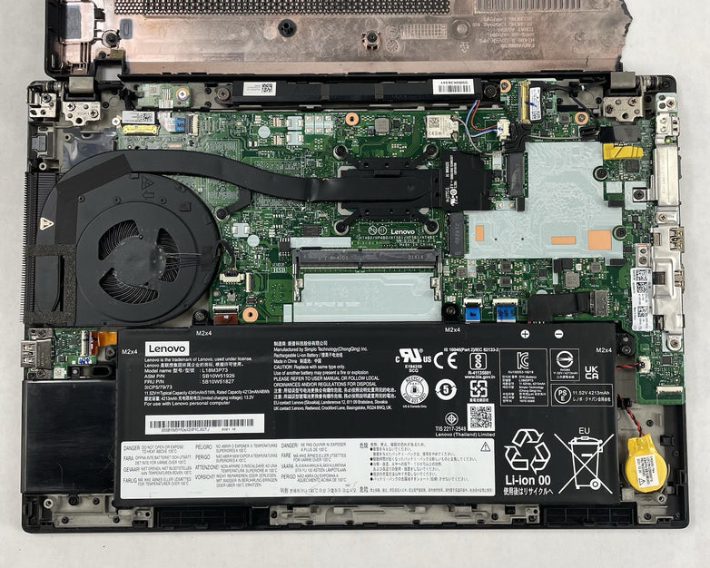 Lenovo ThinkPad T14 Gen2i 14" i5-1145G7 2.60GHz 16GB RAM No SSD/OS/AC-Bad Bottom