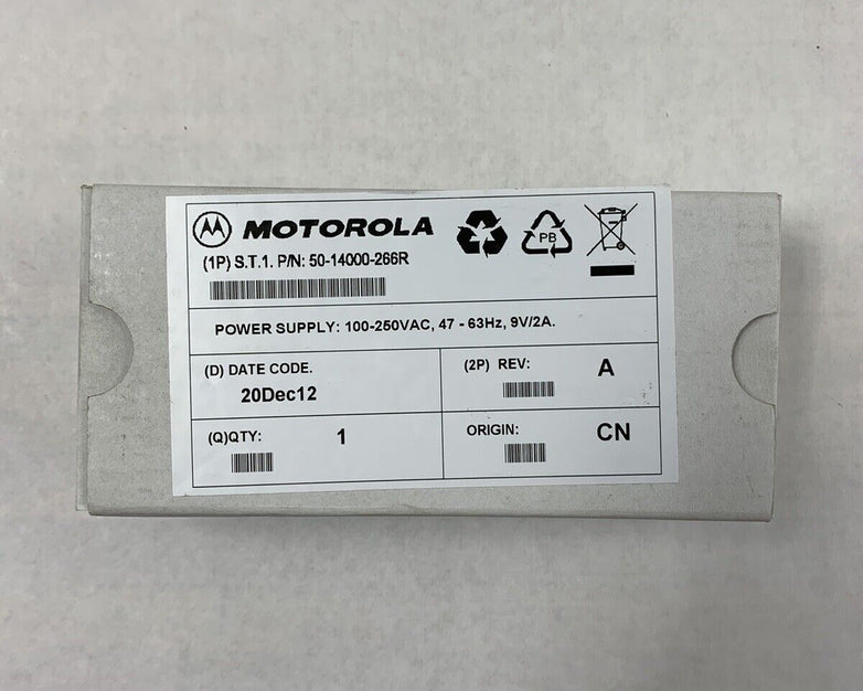 Motorola 50 14000 266R 9V DC 2A Power Supply (Lot of 2)