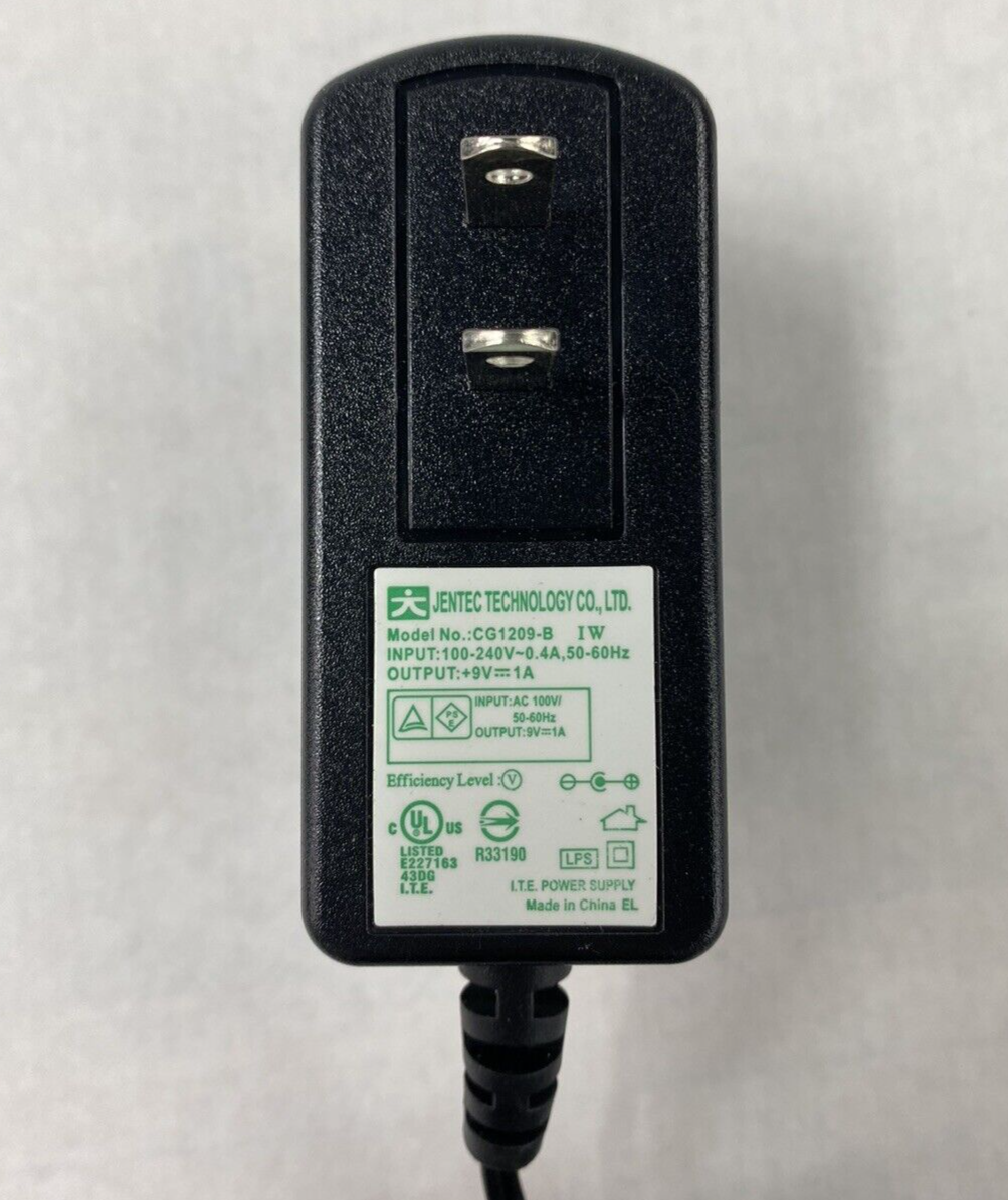 Jentec Technology CG1209-B 9V 1A ITE Power Supply
