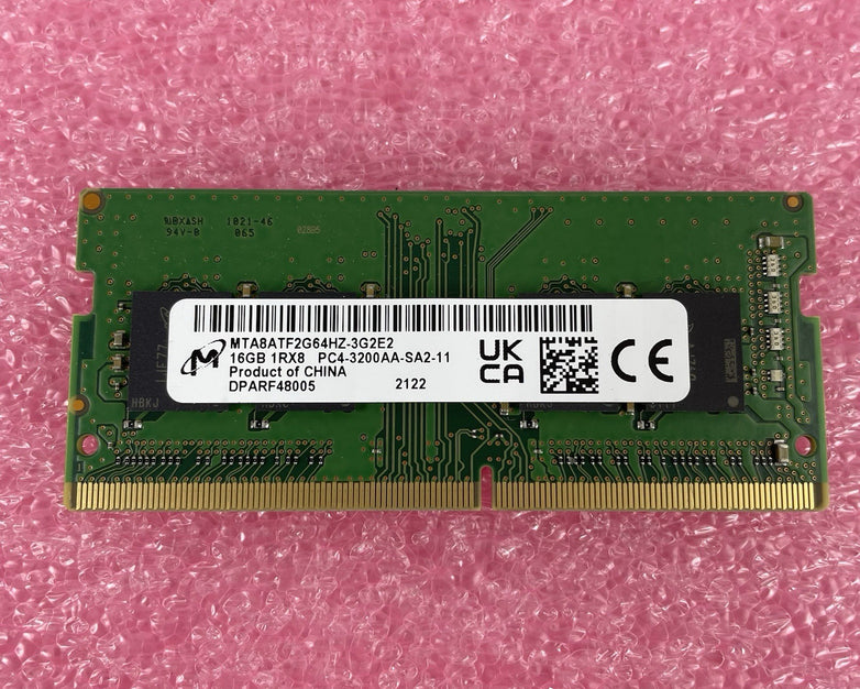 Micron 16GB DDR4 3200MHz SODIMM Laptop RAM MTA8ATF2G64HZ-3G2E3