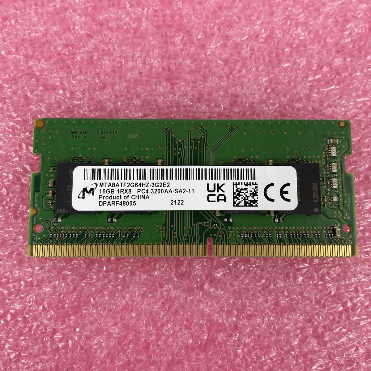 Micron 16GB DDR4 3200MHz SODIMM Laptop RAM MTA8ATF2G64HZ-3G2E31