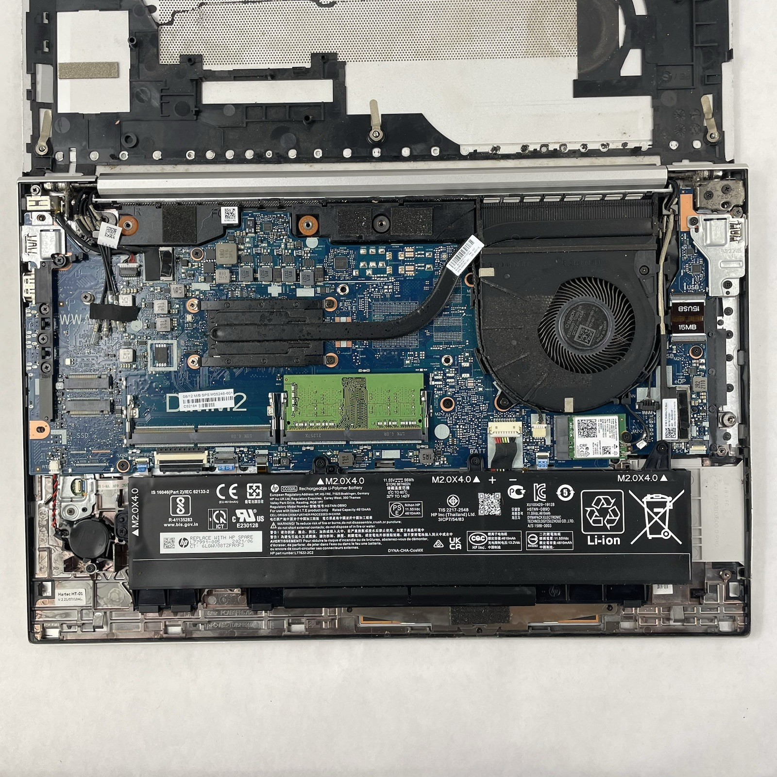 HP EliteBook 850 G7 15.6" i5-10210U 1.60 GHz 8 GB RAM No SSD/OS/AC - Bad Edge21