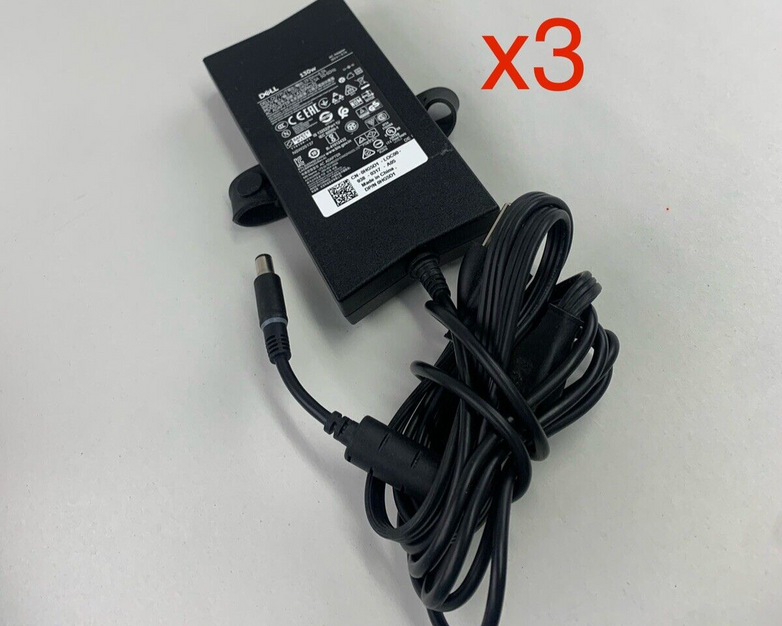 Lot of 3 Dell LA130PM121 AC Adapter 19.5V 130W