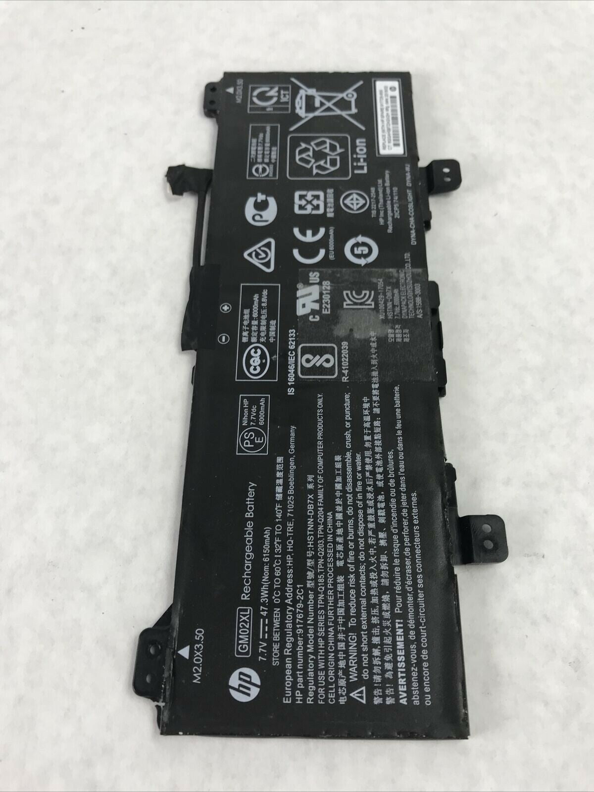 HP GM02XL Rechargeable Laptop Battery 917679-2C1