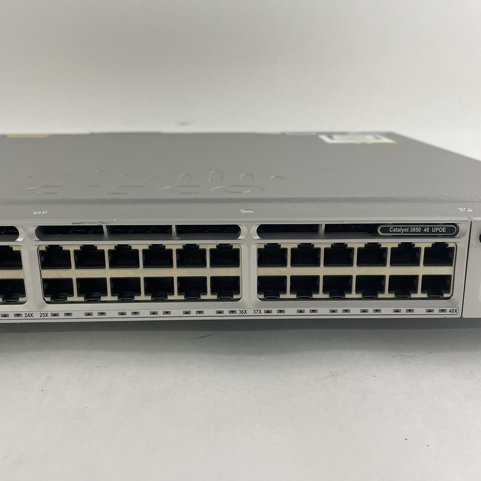 Cisco WS-C3850-48U-S V06 48-Port UPoE Switch  1x 1100W PSU Tested & Reset3