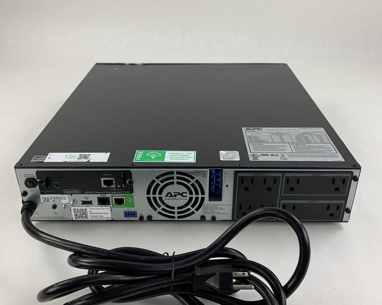 APC SMX1500RM2UCNC Battery Backup UPS w/ AP9630 No Batt No Caddy No FacePlate