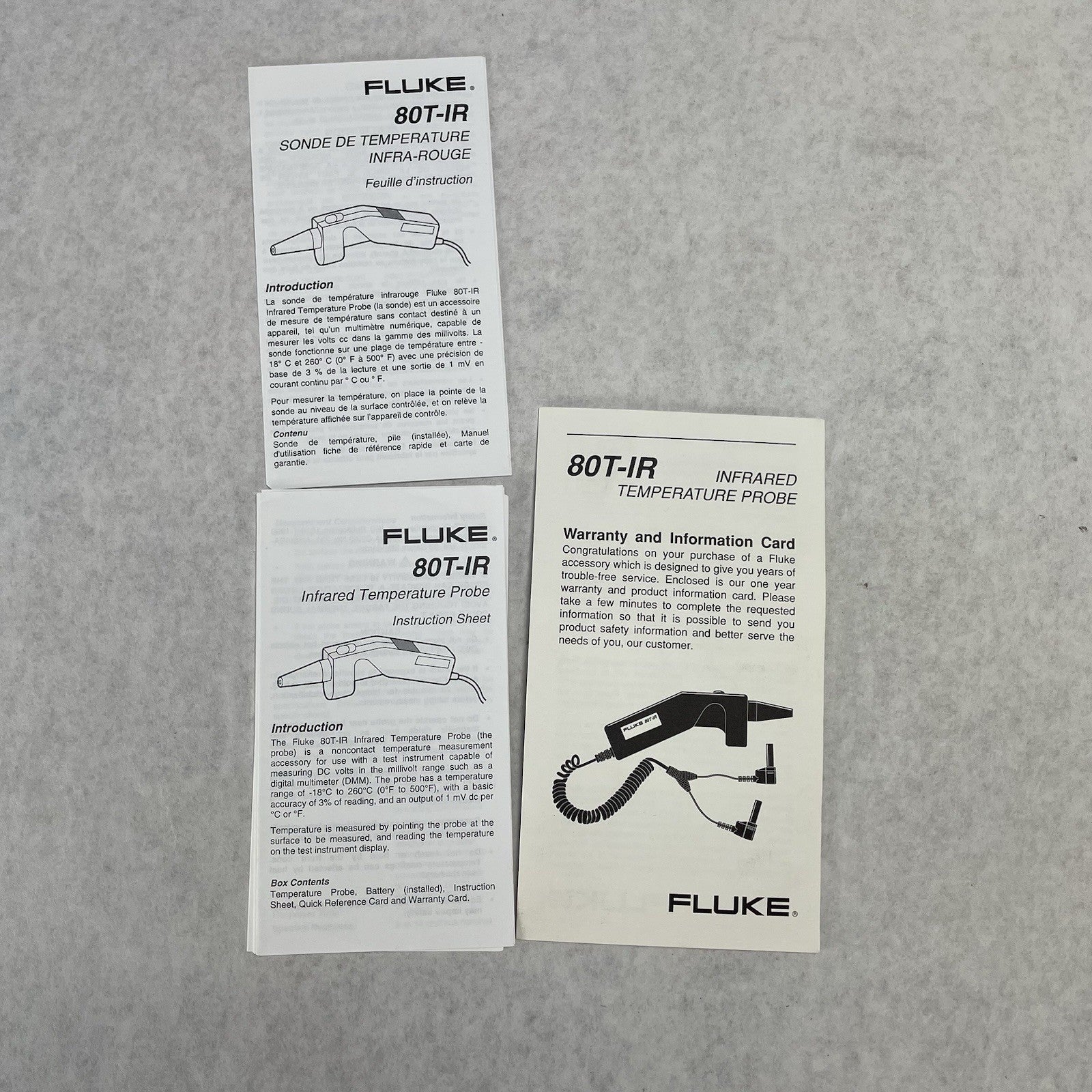 Fluke 80T-IR Infrared Temperature Probe