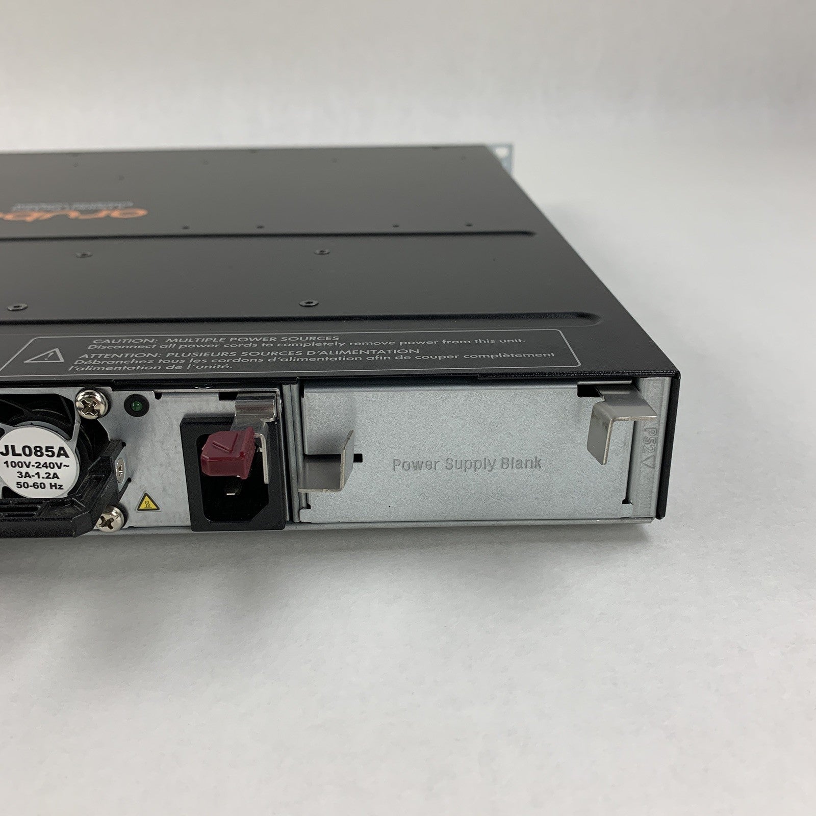 Aruba HP JL075A 3810M 16-Port SFP+ 2-Slot Managed Network Switch 1x Power Supply