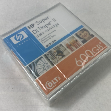 HP Q2020A Super DLTtape II 600GB Data Cartridge Lot of 2
