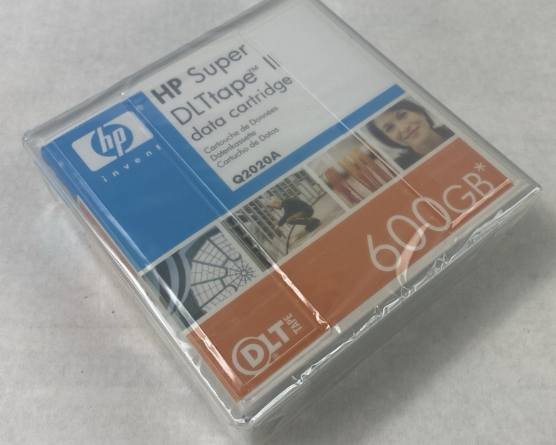 HP Q2020A Super DLTtape II 600GB Data Cartridge Lot of 2