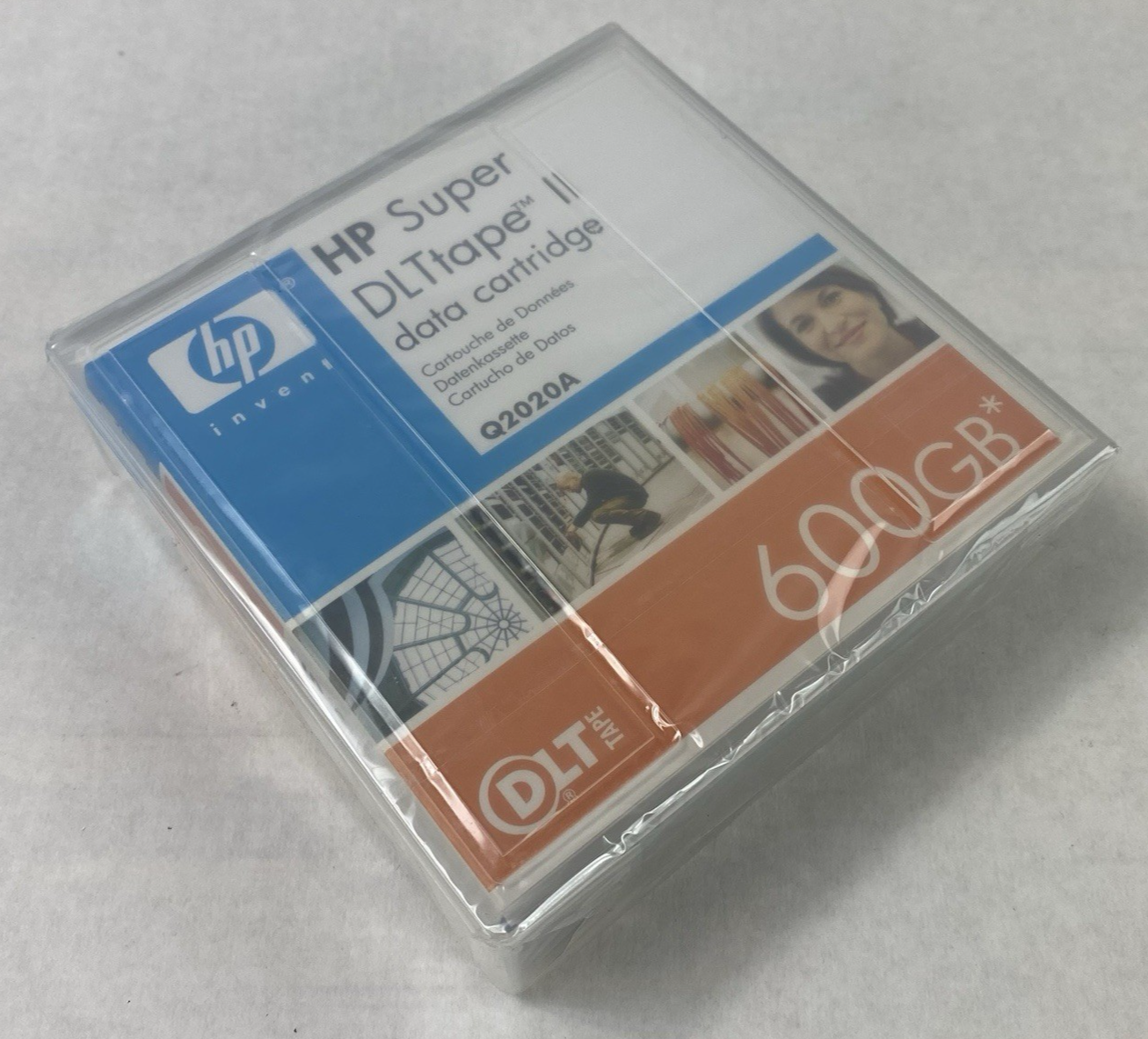 HP Q2020A Super DLTtape II 600GB Data Cartridge Lot of 2