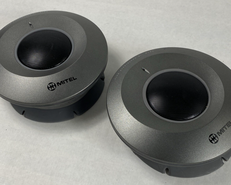 Mitel 5310 IP Conference Saucer Unit Untested (Lot of 2)