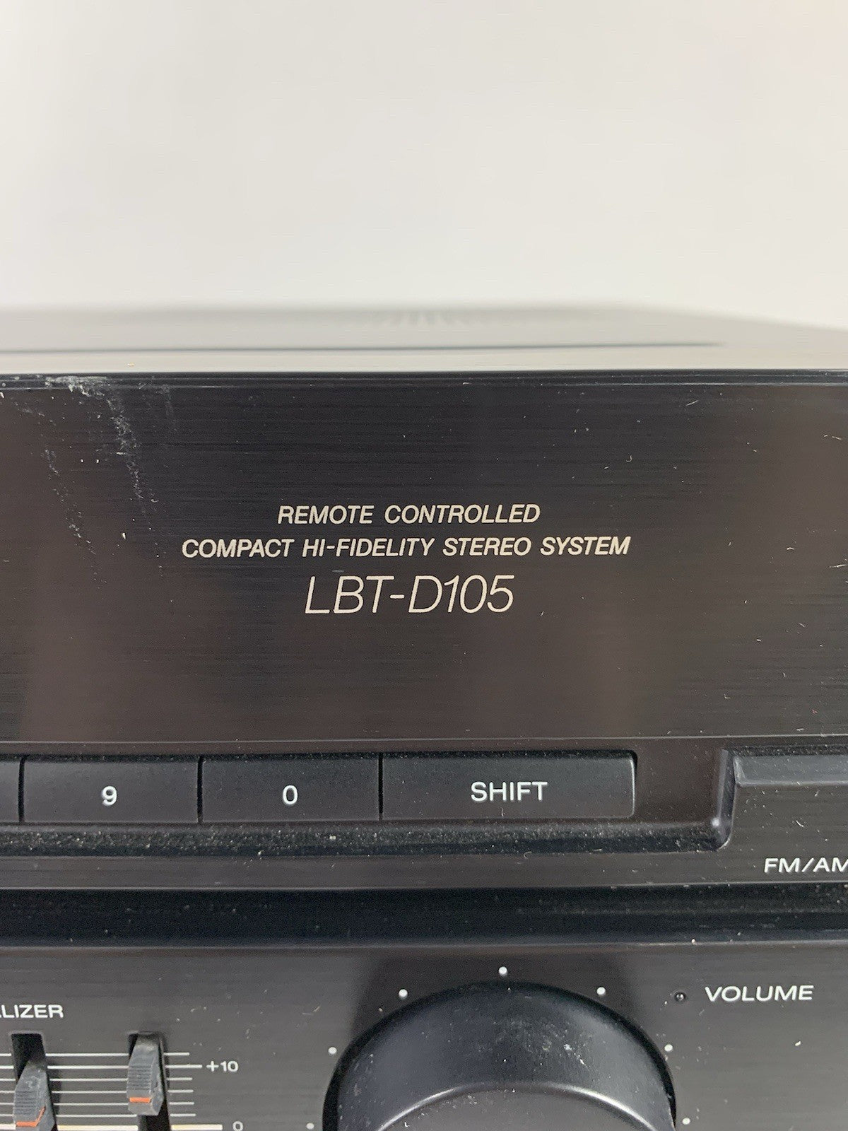 Sony LBT-D105 Compact Hi-Fidelity Stereo System - Parts or Repair
