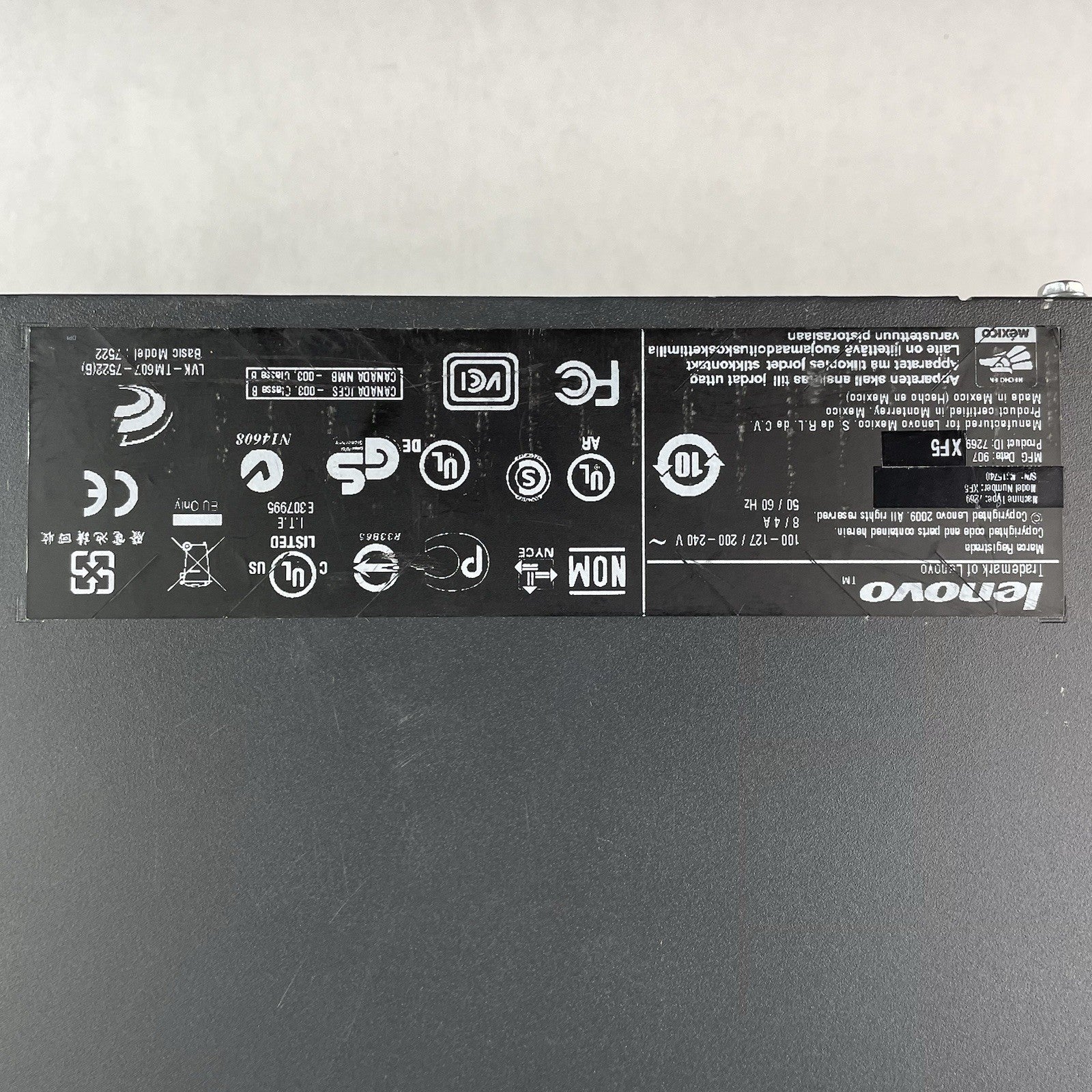 Lenovo ThinkCentre 7269C2U SFF Core 2 Duo E7400 2.80 GHz 3 GB RAM No HDD/OS10