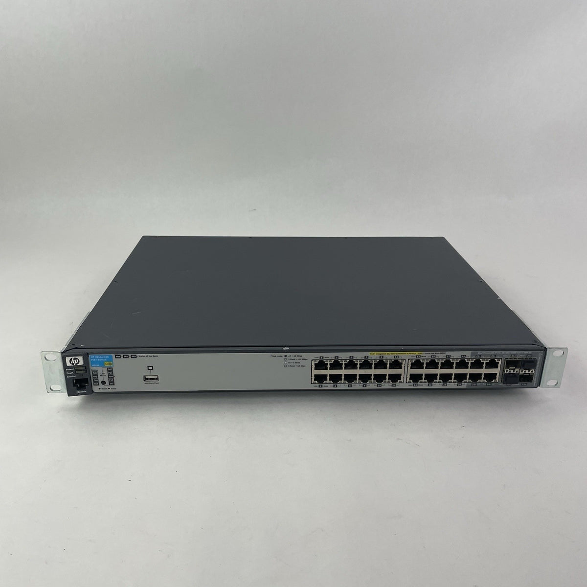 HP  J9146A 2910al-24G PoE+ 24 Port Ethernet Switch Tested and Reset3