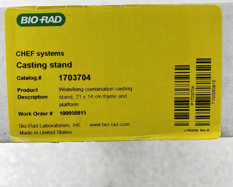 Bio-Rad 1703704 CHEF Wide Long Combination Casting Stand FRAME ONLY