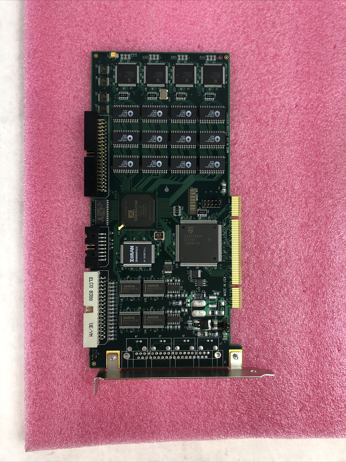 Sensoray PWB617 Rev B with 16x2 Video In and 4x1 Video Out