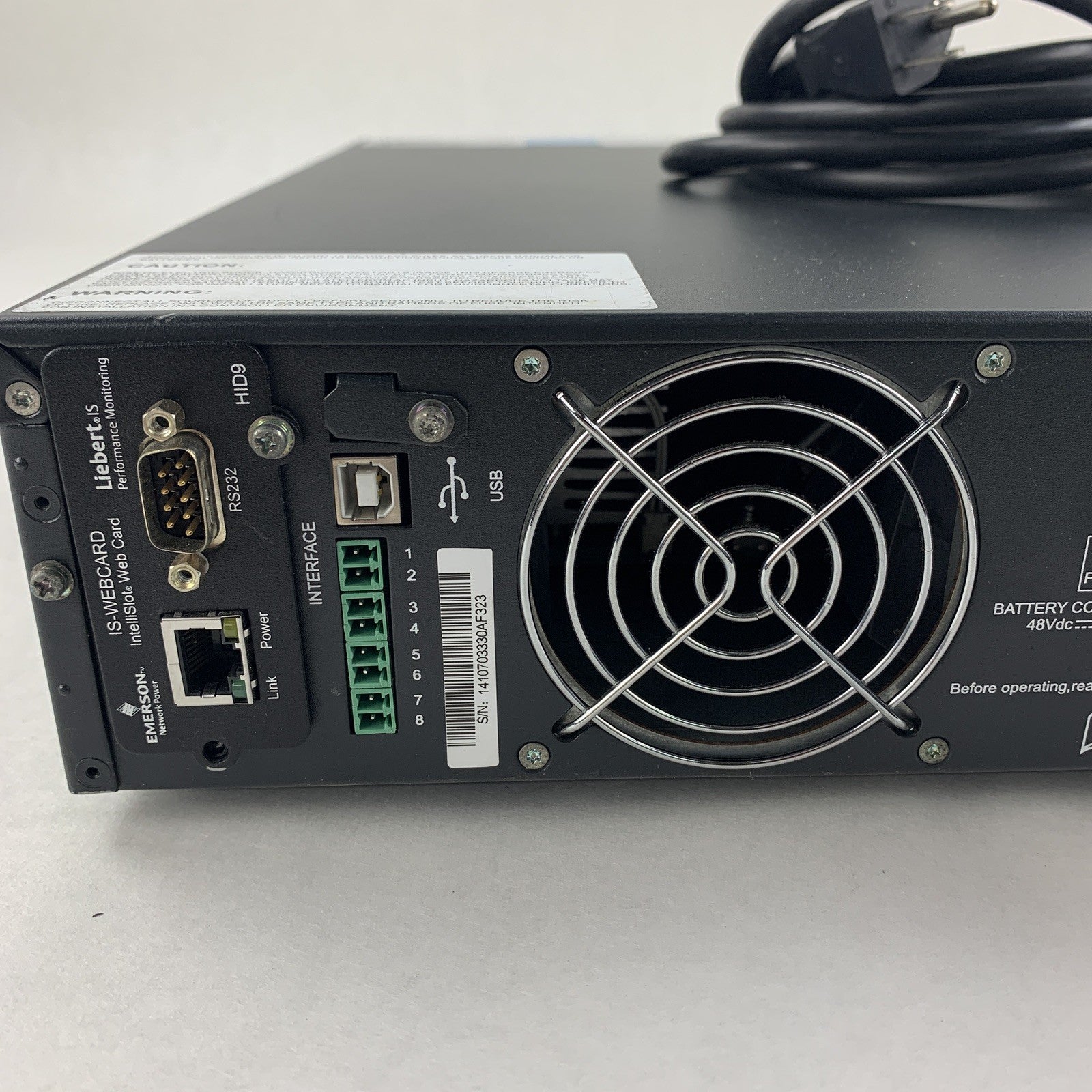 Liebert Emerson GXT3-1500RT120 UPS System Tested No Batteries No Caddy