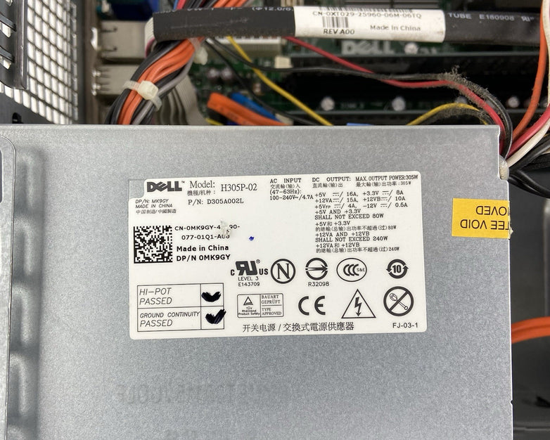 Dell Optiplex 780 MT Intel Core 2 Duo E7600 3.06GHz 4GB RAM No HDD No OS