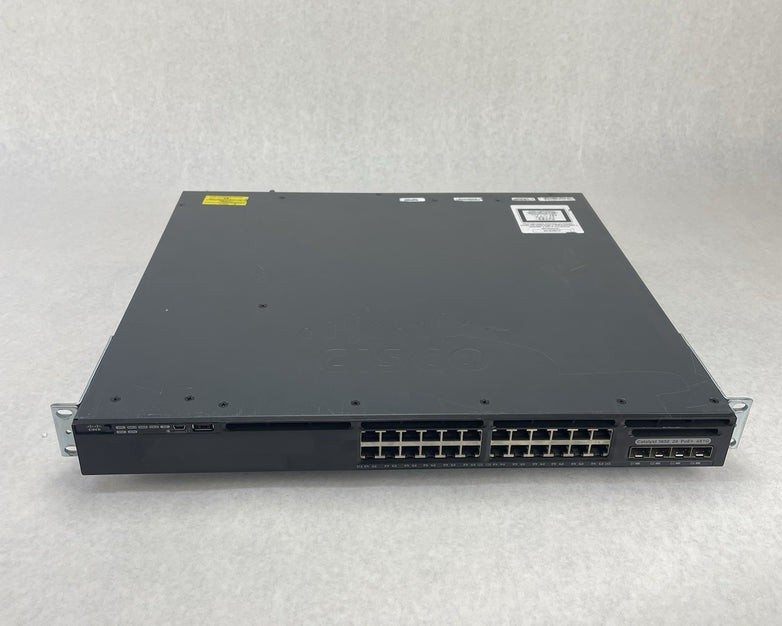 Cisco Catalyst WS-C3650-24PS-S 24-Port PoE+ 4x1G  1x PSU AC Tested & Reset