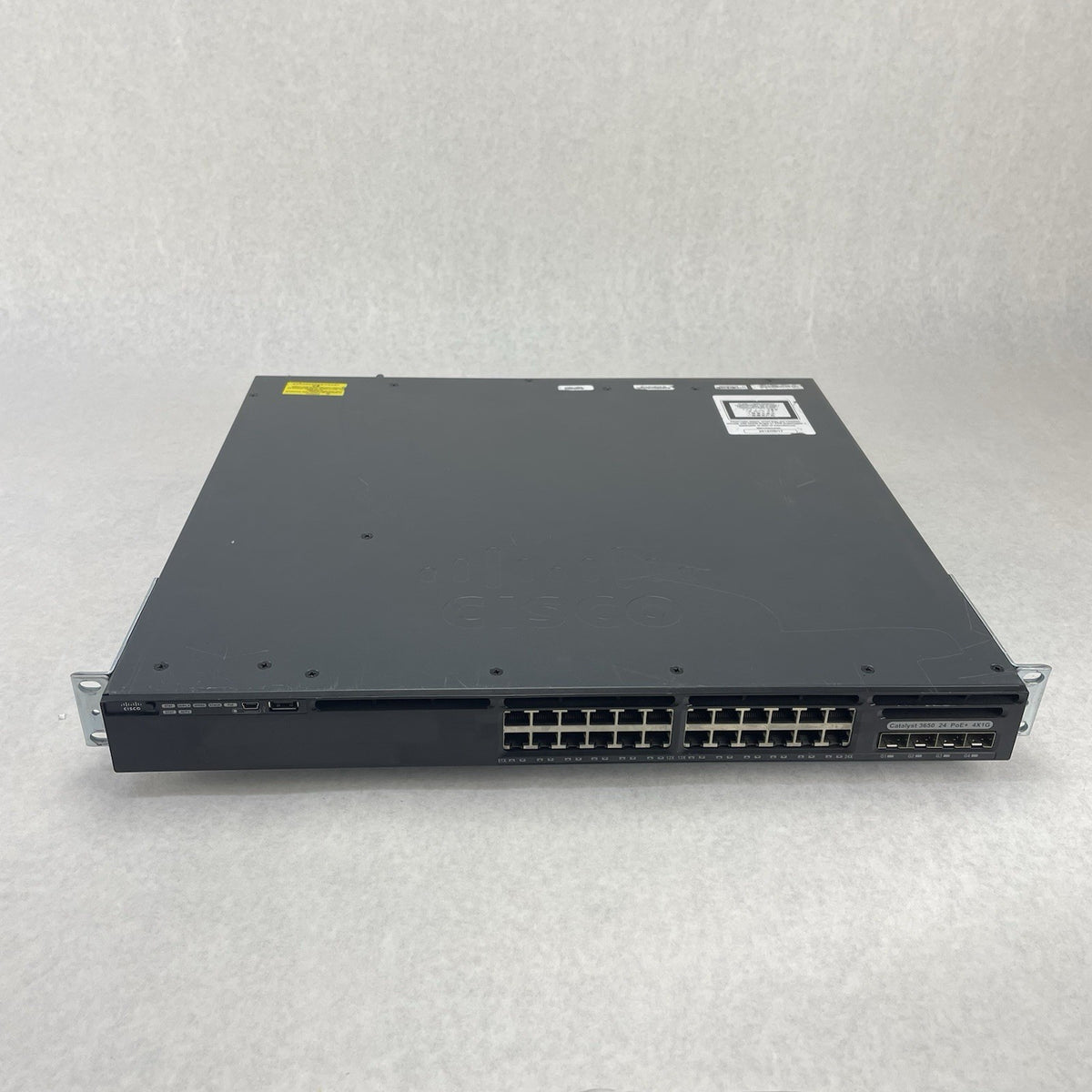 Cisco Catalyst WS-C3650-24PS-S 24-Port PoE+ 4x1G  1x PSU AC Tested & Reset1