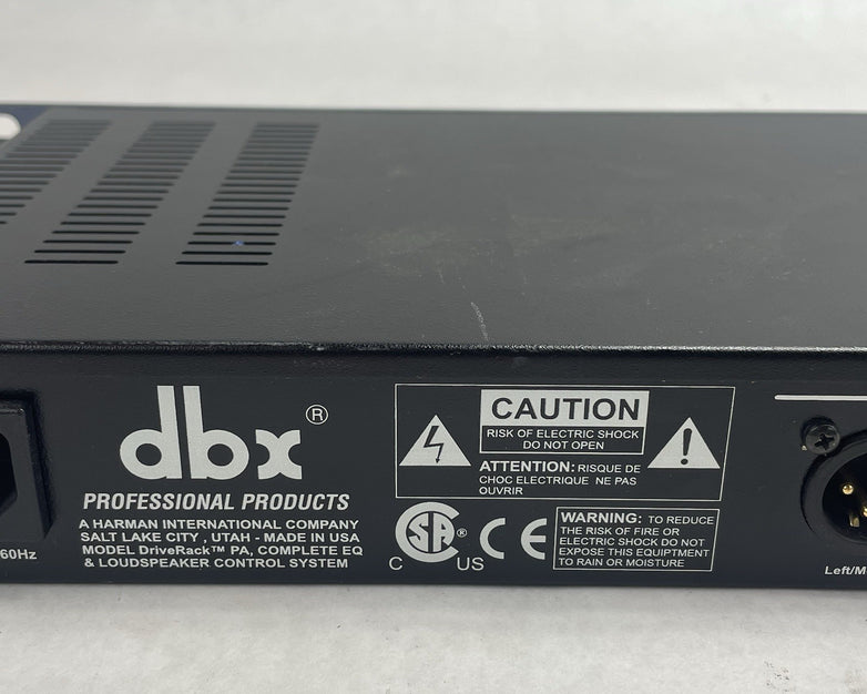 dbx DriveRack PA2 Speaker Management System PA 2 - Genuine Unit - DBXPA2-V